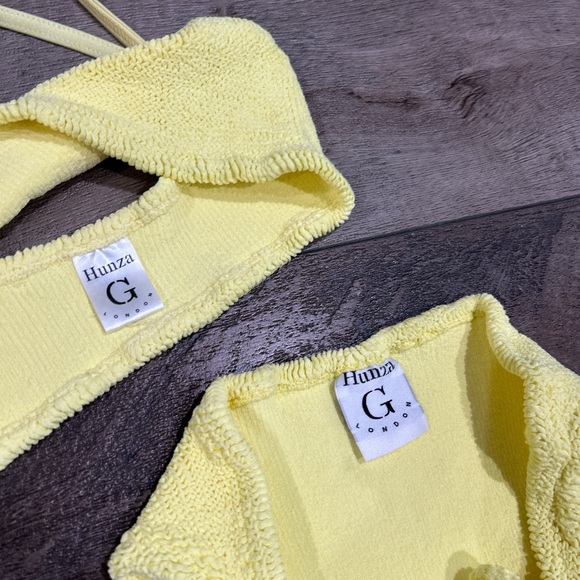 Hunza G Gigi bikini set in yellow - Picture 3 of 5